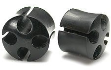 Unbekannt Tunnel aus Horn - Malteser Kreuz 11mm