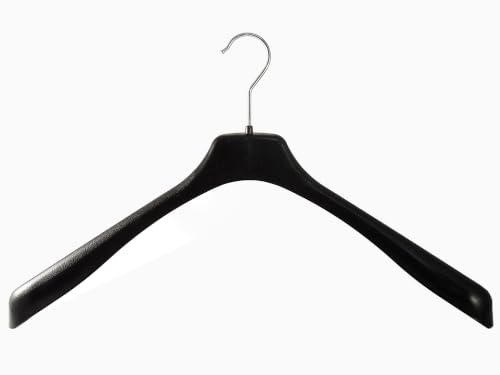 Kleiderbügel XL für Jacken, Maxibügel 50 cm schwarz, 10 Stück | NEU