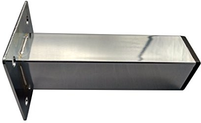 DESIGN 59 6 Chrome Metal Furniture Leg [Sofa Legs/Feet] Set of 4 Inc