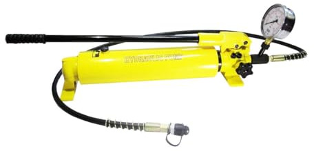 Hydraulische Handpumpe mit Manometer (700 bar, 2700 cm3) (B-700AB)