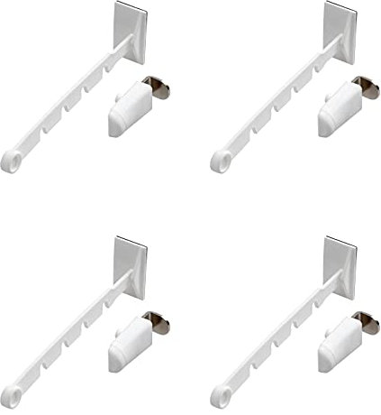 Ventanara® Kipp Regler für Fenster ohne Bohren Weiß 4er Set
