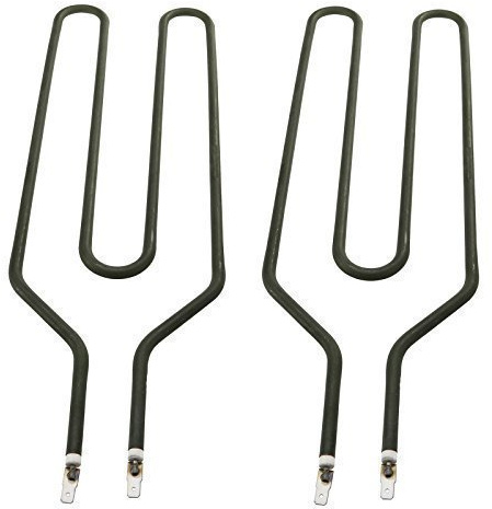 First4Spares Replacement 2 Spade Connector Heater Element Twin Pack for Unidare Storage Heaters - 850w