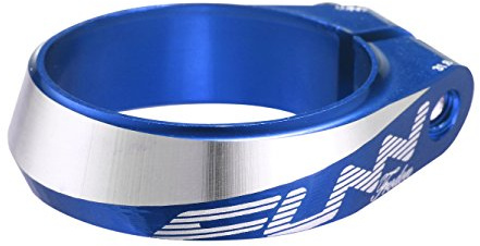 Funn Frodon Sattelklemme Bolt-On, Innendurchmesser 31.8mm (Blau) | CNC-gefräst aus 6061, 13g, für MTB, BMX und Rennrad