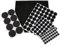 FIXMAN 969465 - Almohadillas de fieltro autoadhesivas, 125 pzas (125 pzas, negro)