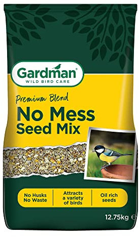 Gardman A05552 No Mess Seed Mix, Natural, 12.75 kg Natural A05552
