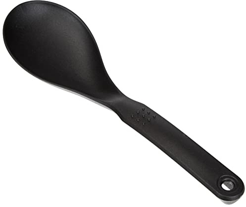 Lacor 98905 Cuillère Sauce en Nylon 25X7,2 cm, Noir