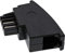InLine 19841 Adaptador TAE-N Macho a RJ11 Hembra, Negro