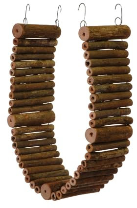 Prevue Pet Toy NAT Wonder Walk Vogelleiter, groß (62809), Braun