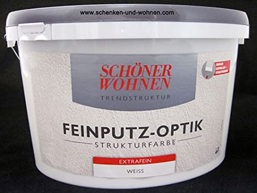 Schöner Wohnen 16kg Strukturfarbe Feinputz - Optik, extrafein, weiss