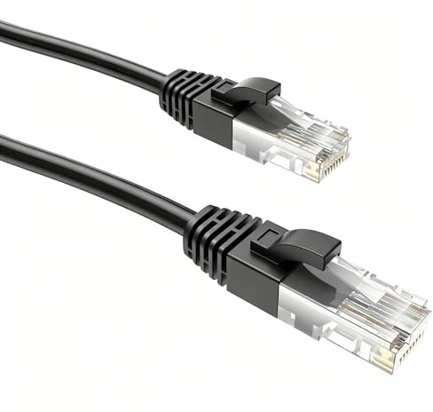CableCreation Cable de conexión Ethernet CAT 5e de 35 pies, cable de red de computadora RJ45, cable de conexión Cat 5e Lan Cable UTP 24AWG+100% de cobre, 10,67 m, color gris