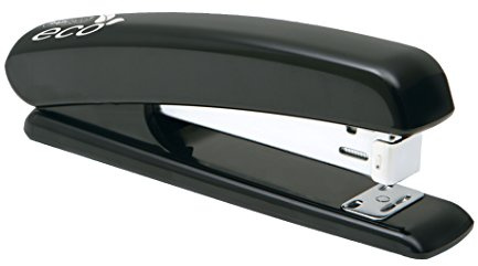 Rapesco 1085 ECO Full Length Stapler, 20 Sheet Capacity, Black