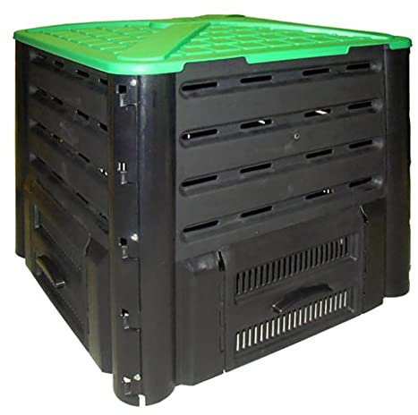 Belli 0886 7 Composteur Compos'Fast 350 L Noir/Vert 77 x 76 cm