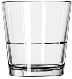 Libbey 15766 Restaurant Basics 9 Oz. Stacking Rocks Glass - 24 / CS by Libbey