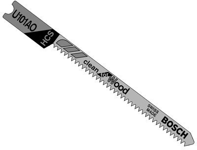 Bosch U234X 1 piece 4-1/4 In. 8-12 TPI Progressor for Wood U-Shank Jig Saw Blades