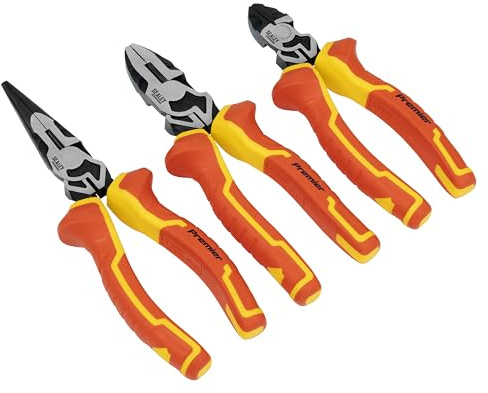 Sealey Ak83452 Pliers Set 3Pc Vde Approved
