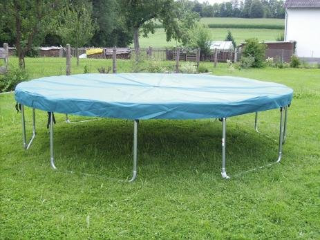 Erhard Sport Wetterfeste Abdeckhaube, Schutzhülle, Abdeckplane für Trimilin Trampolin Fun 43