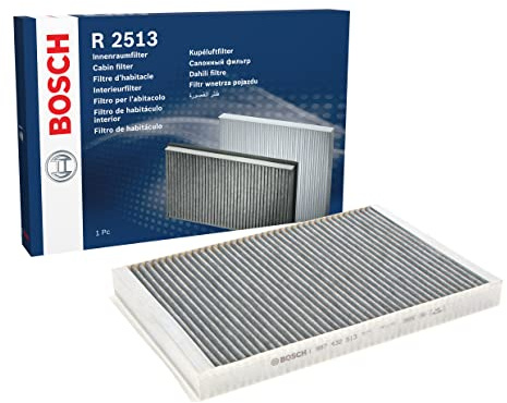 BOSCH Filter, Innenraumluft 1987432513 | Kompatibel mit: MERCEDES-BENZ SPRINTER 3,5-t Bus, SPRINTER 3,5-t Kasten, SPRINTER 3,5-t Pritsche/Fahrgestell