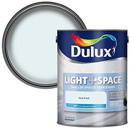 Dulux Light & Space Matt Emulsion Paint - First Frost - 5L