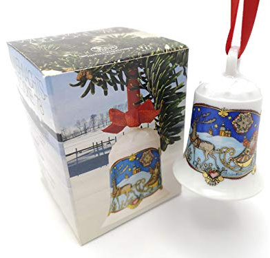 Hutschenreuther Porzellanglocke Weihnachtsglocke 1978 OVP -