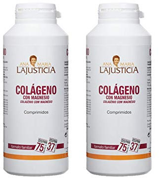 Ana Maria Lajusticia - Colágeno con magnesio – 900 comprimidos articulaciones fuertes y piel tersa. Regenerador de tejidos con colageno hidrolizado tipo 1 y tipo 2. Envase para 150 días de tratamiento