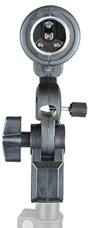 Photographie E27 Ampoule Titulaire Socket Flash Umbrella Support Pivotant Photo Light Lamp Nouveau Mont