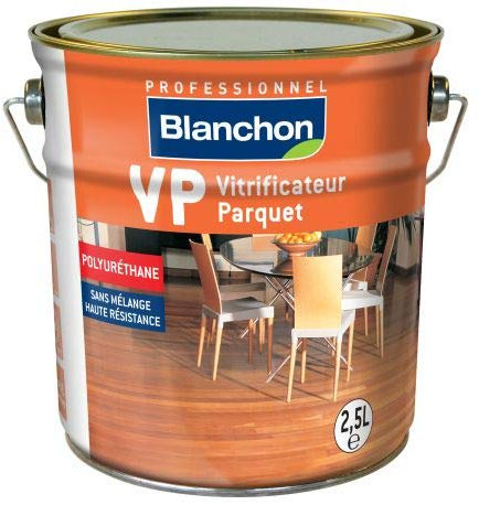 Vitrificateur parquet VP - BLANCHON - mat soie / ciré naturel - 2.5 litres
