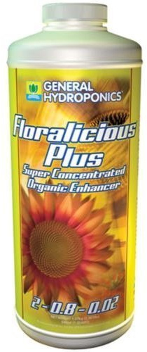 General Hydroponics Floralicious Plus for Gardening, 1 Quart by Hydrofarm, Inc.