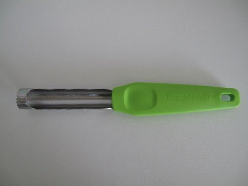 TUPPERWARE Küchenhelfer Schneider Zackenkönig grün Apfelausstecher Entkerner 15262