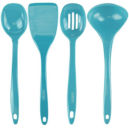 Reston Lloyd Calypso Basics by Melamine Utensil Set, 4-Piece, Turquoise