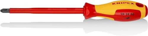 KNIPEX Screwdriver, VDE-Tested 270 mm, 98 24 03