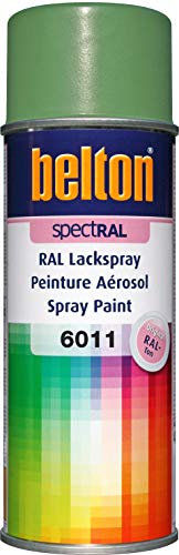 belton spectRAL Lackspray RAL 6011 resedagrün, seidenglänzend, 400 ml - Profi-Qualität