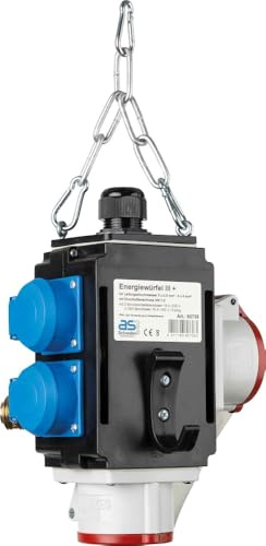 As-Schwabe 60736 Borne d'énergie III+, avec Raccord d'air comprimé, IP44 Extérieur (Import Allemagne)