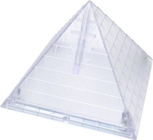 NT Cutter Caja de eliminación de Cuchillas en Forma de pirámide con Broche de Cuchilla, 1 Funda (ICD-400P)