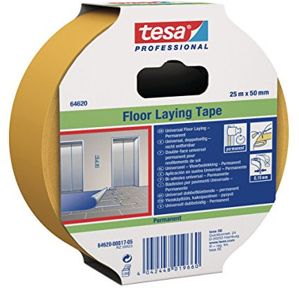 tesa UNIVERSAL PERMANENT 64620-00017-11 Verlegeband Professional Weiß (L x B) 25m x 50mm 1St.