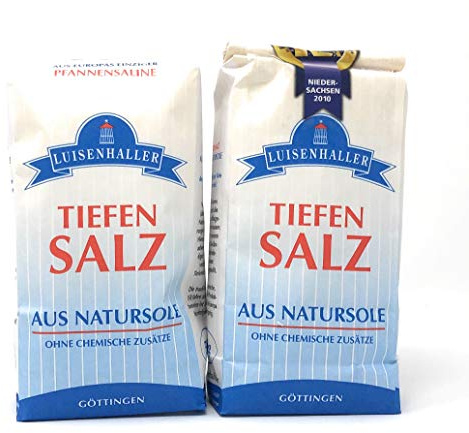 Luisenhaller Tiefensalz, aus Natursole 2x500g