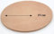 Weible Spiele Würfelunterlage XL aus Leder, 19 cm Durchmesser/Lederunterlage