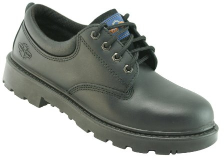 Rock Fall ProMan Austin Black Fibre Glass Toe Cap Black Boot, Fully Waterproof Safety Boots, SRC Slip Rated Work, Shock Absorbing Midsole and Lightweight UK 3