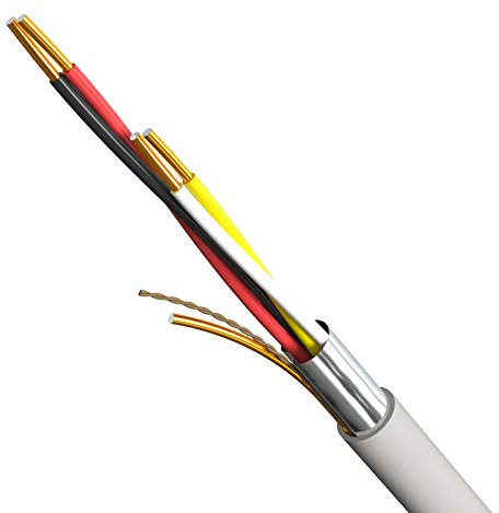 HB-Digital Telefonkabel 25m 2 x 2 x 0,6 J-Y(ST) Y Verlegekabel JYSTY 4 Adern Telefonleitung