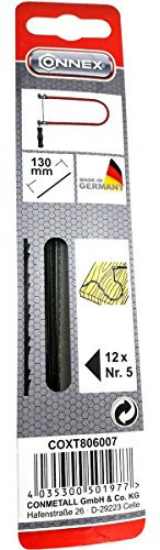 Connex Sägeblatt Taifun alternative Dekupiersäge, 130 mm, 12-teilig, Grün, COXT806007