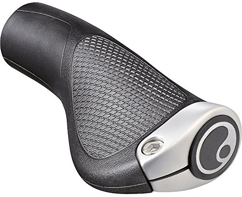 Ergon Fahrradlenkergriff GP1 Rohloff/Nexus, 42410206 (für die Fahrräder mit Grip-Shift Schaltung),Schwarz , Large