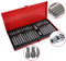 GrecoShop Kit 40 Inserti per Trapano Esagonali, XZN e Torx in Cromo Vanadio