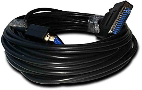 Laserworld - Cavo VGA 10 m Nero, 15 pin, Maschio/Maschio, Computer, Monitor, Proiettore