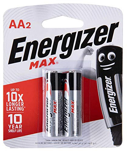 Energizer MAX Alkaline-Batterien, AA, 2 Batterien/Packung
