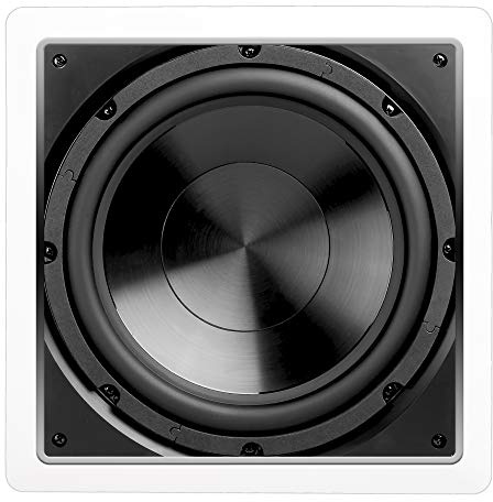 OSD Audio 10 in Wall Subwoofer 200W Easy Install, Paintable Grill IWS10