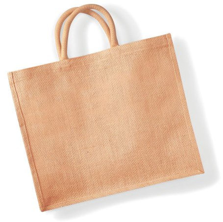 Westford Mill Jute Jumbo Shopper, Natural, 45 x 39 x 21 cm