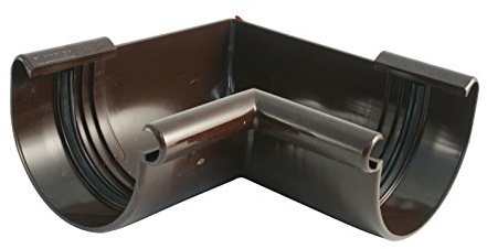 Marley Dachrinnen Innenecke 90° braun halbrund 100