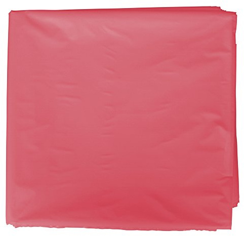 Fixo Kids - Pack de 25 Bolsas Plastico Disfraz, 65 x 90cm, Color Rosa, Perfecto para Crear Disfraces Carnaval y Otras Fiestas, Reciclable 100%, Agujero de Seguridad Antiahogo, Customizables