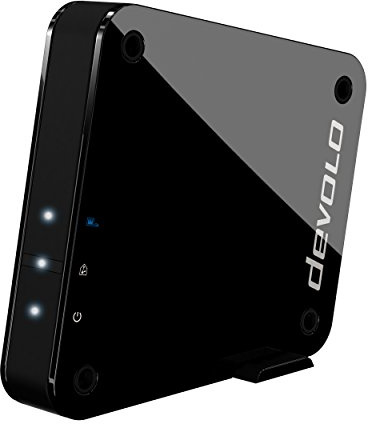 Devolo GigaGate, Bridge Wi-Fi (2 Gbit/s, 1x Port Gigabit, 4x Ports Fast Ethernet, Connexion dans la Bande des 5 GHz, Expérience Multimédia Extrême, Cryptage AES) - Module Complémentaire