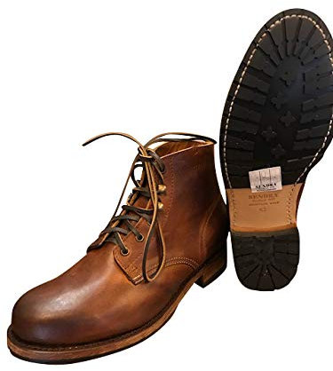 Sendra 10604 Schnürrstiefel Braun Unisex Inclusive Roy Dunn´s Lederfett Tragetasche (45)