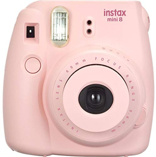 Fujifilm Instax Mini 8 Fotocamera Istantanea per Foto Formato 62 x 46 mm, Rosa